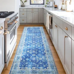 Mandala Bohemian Kitchen Mat Runner Rug Non-Slip Oil Proof Rug Indoor Outdoor Mat Bedroom Decor Bathroom Mat Entrance Rug Door Mat