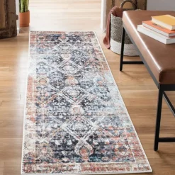 Mandala Bohemian Runner Rug Kitchen Mat Non-Slip Oil Proof Rug Indoor Outdoor Mat Bedside Bedroom Decor Bathroom Mat Entrance Rug Door Mat