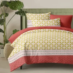 Mandala Ethnic Duvet Cover Full Size Bedding Set Cotton Bed Sets Quilt Cover Soft Lightweight Comforter Cover with 2 Pillowcases for Summer Spring