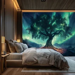 Mandala Hanging Tapestry Tree of Life Wall Art Large Tapestry Mural Decor Photograph Backdrop Blanket Curtain Home Bedroom Living Room Decoration