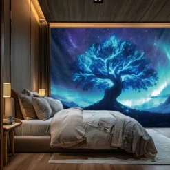 Mandala Hanging Tapestry Tree of Life Wall Art Large Tapestry Mural Decor Photograph Backdrop Blanket Curtain Home Bedroom Living Room Decoration