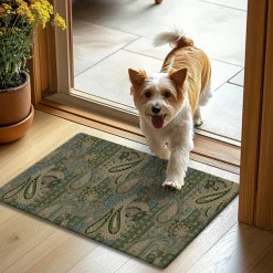 Mandala Paisely Doormat Kitchen Mat Floor Mat Non-Slip Area Rug Oil Proof Rug Indoor Outdoor Mat Bedroom Decor Bathroom Mat Entrance Rug Spring Summer