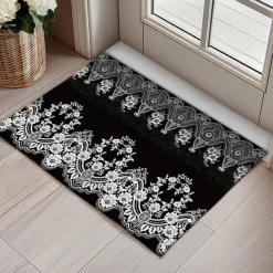 Mandala Paisely Doormat Kitchen Mat Floor Mat Non-Slip Area Rug Oil Proof Rug Indoor Outdoor Mat Bedroom Decor Bathroom Mat Entrance Rug Spring Summer