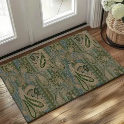 Mandala Paisely Doormat Kitchen Mat Floor Mat Non-Slip Area Rug Oil Proof Rug Indoor Outdoor Mat Bedroom Decor Bathroom Mat Entrance Rug Spring Summer