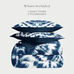 Mandala Tie Dye Duvet Cover Full Size Bedding Set Bed Sets Quilt Cover Soft Lightweight Comforter Cover with 2 Pillowcases for Summer Spring