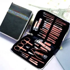 Manicure Set Pedicure Kit - 26 Pieces Manicure Kit Professional Nail Clippers, Stainless Steel Nail Care Kit Pedicure Set For Women Men