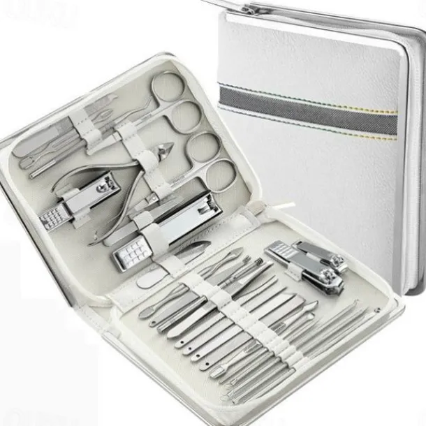 Manicure Set Pedicure Kit - 26 Pieces Manicure Kit Professional Nail Clippers, Stainless Steel Nail Care Kit Pedicure Set For Women Men