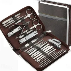Manicure Set Pedicure Kit - 26 Pieces Manicure Kit Professional Nail Clippers, Stainless Steel Nail Care Kit Pedicure Set For Women Men