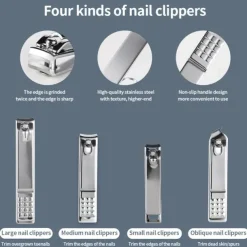 Manicure Set Pedicure Kit - 26 Pieces Manicure Kit Professional Nail Clippers, Stainless Steel Nail Care Kit Pedicure Set For Women Men