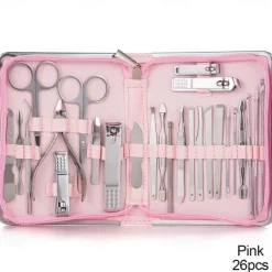 Manicure Set Pedicure Kit - 26 Pieces Manicure Kit Professional Nail Clippers, Stainless Steel Nail Care Kit Pedicure Set For Women Men