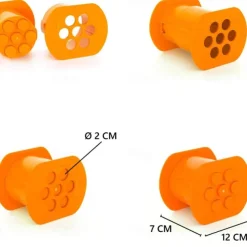 Manual Sausage Maker, One Press Cevapcici Sausage Meat Stuffer Filler, for Hand Operated Meat Grinder Food Grinder