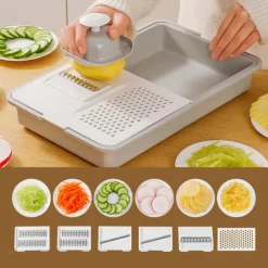 Manual Vegetable Slicer Vegetable Shredder Cutter for Ginger Onion Cucumber