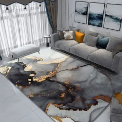 Marble Pattern Rug Floor Mat Hallway Carpets Area Rugs for Bedroom Living Room Carpet Kitchen Bathroom Anti-Slip Door Mats