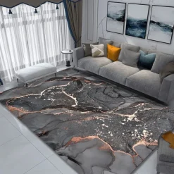 Marble Pattern Rug Floor Mat Hallway Carpets Area Rugs for Bedroom Living Room Carpet Kitchen Bathroom Anti-Slip Door Mats