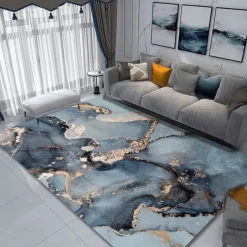 Marble Pattern Rug Floor Mat Hallway Carpets Area Rugs for Bedroom Living Room Carpet Kitchen Bathroom Anti-Slip Door Mats