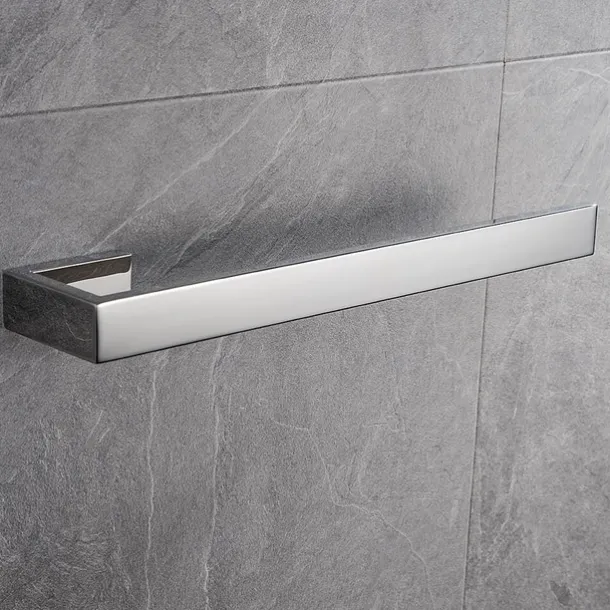 Matte Black Towel Rail 304 Stainless Steel Towel Bar, Mirror Polished, Brushed Wall Mounted Bathroom & Kitchen
