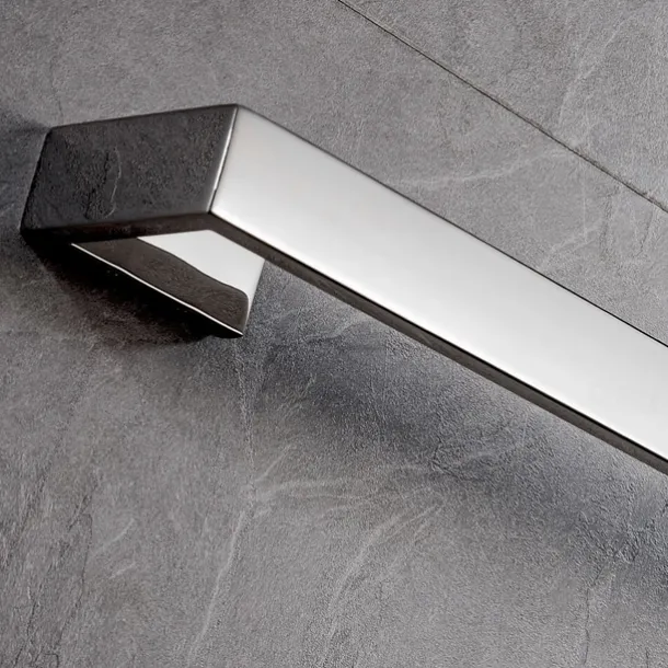 Matte Black Towel Rail 304 Stainless Steel Towel Bar, Mirror Polished, Brushed Wall Mounted Bathroom & Kitchen