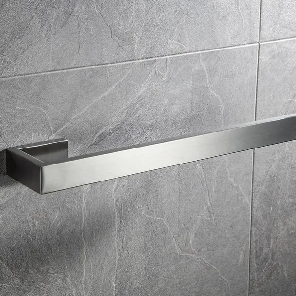 Matte Black Towel Rail 304 Stainless Steel Towel Bar, Mirror Polished, Brushed Wall Mounted Bathroom & Kitchen