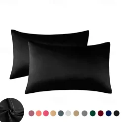 Matte Satin Pillowcase Double-sided Satin Pillowcase Washed Imitation Silk Pillowcase