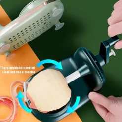 Maunal Fruit Apples Peeler Slicer with Corer Pear Peeler Hand-cranked Rotating Kitchen Peeling Machine Kitchen Gadgets