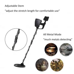 MD - 4080 Professional Metal Detector - Waterproof Pinpointer for Underground Gold, Silver, Copper and Iron Detection