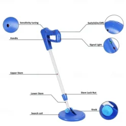 MD - 1005 Professional Underground Metal Detector - 3 - meter Gold Detector for Treasure Hunting and Archaeology, Educational Tool for Kids