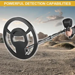 MD-830 Gold/Silver Metal Detector - LCD Display Professional Underground Treasure Hunter with High Sensitivity & Pinpoint Function