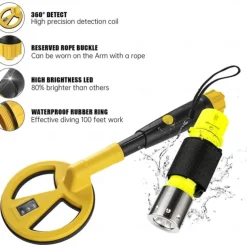 MD-780 Handheld Underwater Metal Detector - Security Inspection & Underground