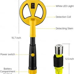 MD-780 Handheld Underwater Metal Detector - Security Inspection & Underground