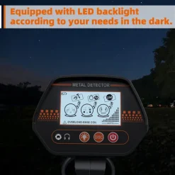 MD-4070 Kids Handheld Underground Metal Detector Toy - Outdoor Treasure Hunting Tool for Children