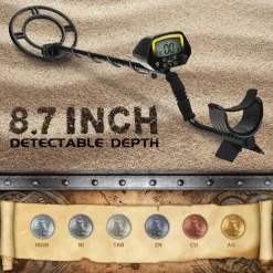 MD-3030 Portable Underground Metal Detector MD3030 Treasure Hunter Gold Digger Finder LCD Display Waterproof - Function Detector