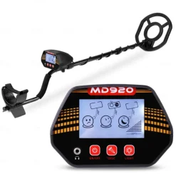 MD920 Underground Metal Detector Treasure Finder Gold Digger with 3.5mm Earphone Jack Waterproof Treasure Metal Detector