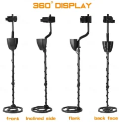 MD920 Underground Metal Detector Treasure Finder Gold Digger with 3.5mm Earphone Jack Waterproof Treasure Metal Detector