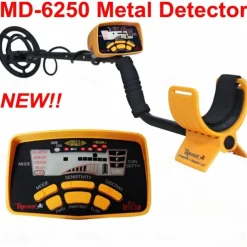 MD-6250 Underground Metal Detector - High-Accuracy Deep-Seeking Gold/Silver/Copper Finder for Treasure Hunting