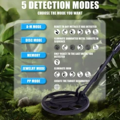 MD-910B Handheld LCD Metal Detector - Professional Gold/Silver/Copper/Iron Finder for Outdoor Treasure Hunting