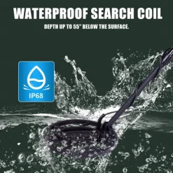 MD-910B Handheld LCD Metal Detector - Professional Gold/Silver/Copper/Iron Finder for Outdoor Treasure Hunting