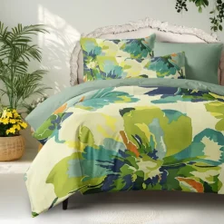 Meadow Floral Duvet Cover Set Cotton Brushed Pattern Set Soft 3-Piece Luxury Bedding Set Home Decor Gift Twin Full King Queen Size Duvet Cover