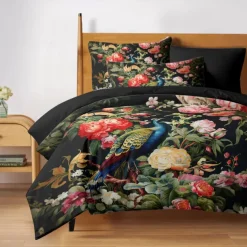 Medieval Animals Pattern Duvet Cover Set Set Soft 3-Piece Luxury Cotton Bedding Set Home Decor Gift King Queen Duvet Cover