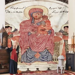 Medieval Painting Tapestry Middle Age Tapestry Wall Art Decor Photograph Backdrop Blanket Curtain Home Bedroom Living Room Decoration