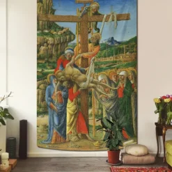 Medieval Tapestry Middle Age Hanging Tapestry Large Tapestry Mural Decor Photograph Backdrop Blanket Curtain Home Bedroom Living Room Decoration