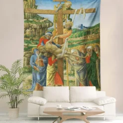 Medieval Tapestry Middle Age Hanging Tapestry Large Tapestry Mural Decor Photograph Backdrop Blanket Curtain Home Bedroom Living Room Decoration