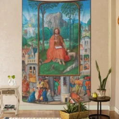 Medieval Tapestry Middle Age Hanging Tapestry Large Tapestry Mural Decor Photograph Backdrop Blanket Curtain Home Bedroom Living Room Decoration