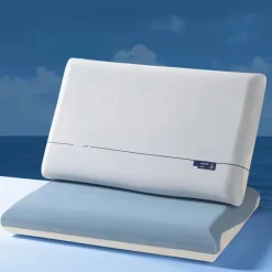 Memory Foam Pillow, Double Sided Different Firmness Zero Pressure Pillow, Comfortable and Breathable Provides Neck Support and Shoulder Pain Relief