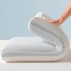 Memory Foam Pillow, Double Sided Different Firmness Zero Pressure Pillow, Comfortable and Breathable Provides Neck Support and Shoulder Pain Relief