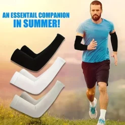 Men's And Women's Cooling Arm Sleeves, UV Sun Protection Arm Cover, Suitable For Golfing, Cycling, Running And Driving
