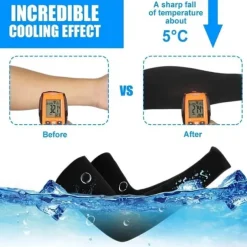 Men's And Women's Cooling Arm Sleeves, UV Sun Protection Arm Cover, Suitable For Golfing, Cycling, Running And Driving