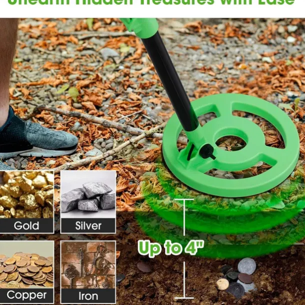 Metal Detector for Kids, Adjustable MD1009 Metal Detector Kit