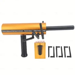 Metal Detector 30m Depth 1200m Range 6 Antenna Highly Accurate Metal Pinpointer Handheld Golden Diamond Miner Detector Metal Finding Detector Remote Search Underground Metal Device for Silvery Copper