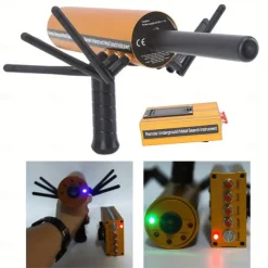 Metal Detector 30m Depth 1200m Range 6 Antenna Highly Accurate Metal Pinpointer Handheld Golden Diamond Miner Detector Metal Finding Detector Remote Search Underground Metal Device for Silvery Copper