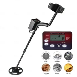 Metal Detector, TC-300 Underground Metal Detector Gold Detectors Treasure Finder Detector Circuit Metales High Sensitivity Waterproof Lightweight(TC-300)